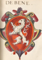 Coa fam ITA de bene STBV 270.png